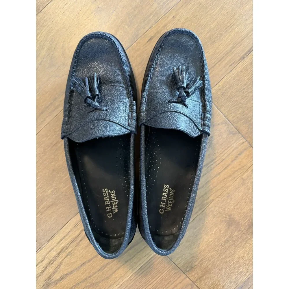G.H. Bass Pebble Grain Lennox Weejuns Loafers Size 9